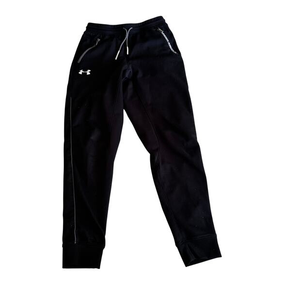 Under Armour Black Athletic Tapered Jogger Pants - L - Picture 2 of 4